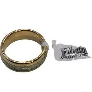 Nuni Jewelry 8mm Tungsten Wedding Band Ring 14K Gold Polished Center M Nuni Jewelry 8mm Tungsten comfort band wedding ring NWT